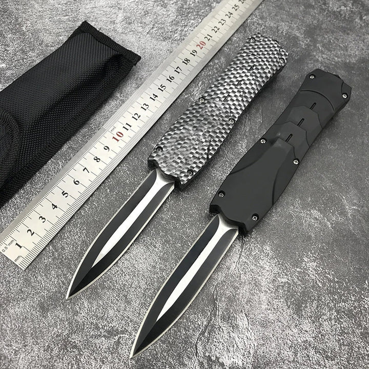 EDC 440C Folding Knife - Quick-Open Camping & Survival EDC Tool