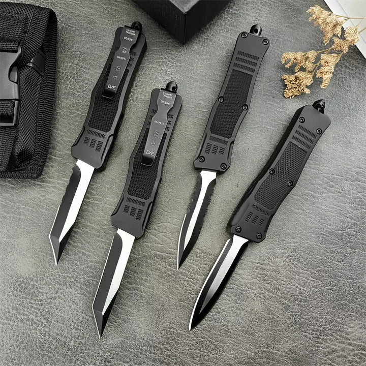 Zinc Alloy Knife Portable Camping Tool with Nylon Sheath