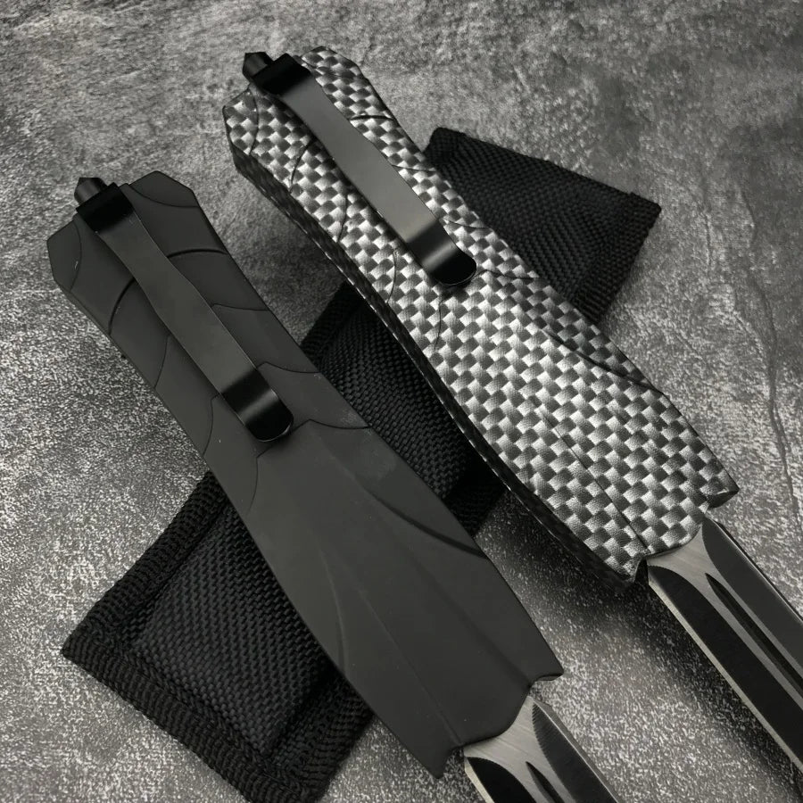 EDC 440C Folding Knife - Quick-Open Camping & Survival EDC Tool