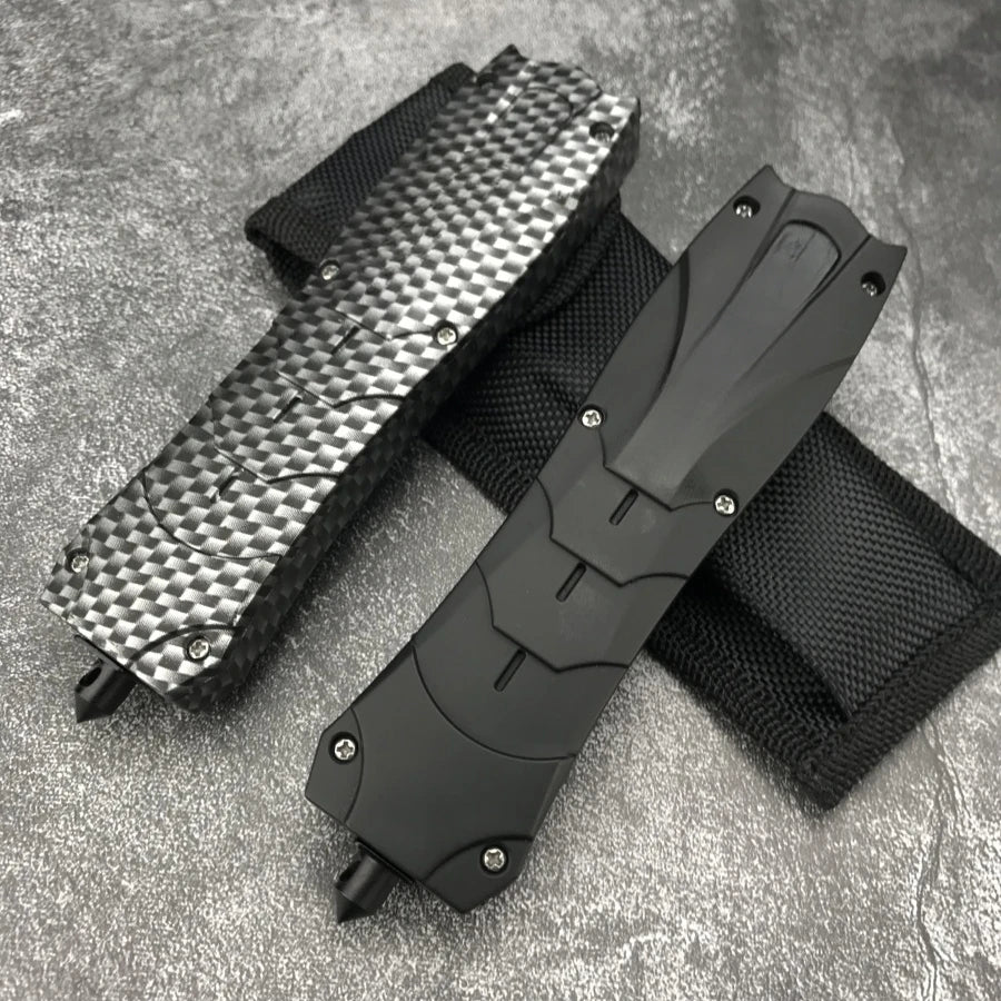 EDC 440C Folding Knife - Quick-Open Camping & Survival EDC Tool