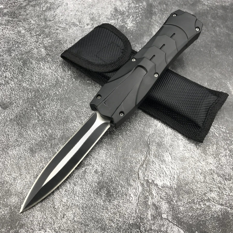 EDC 440C Folding Knife - Quick-Open Camping & Survival EDC Tool