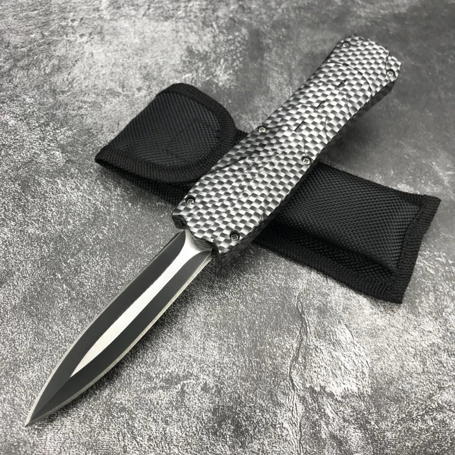 EDC 440C Folding Knife - Quick-Open Camping & Survival EDC Tool