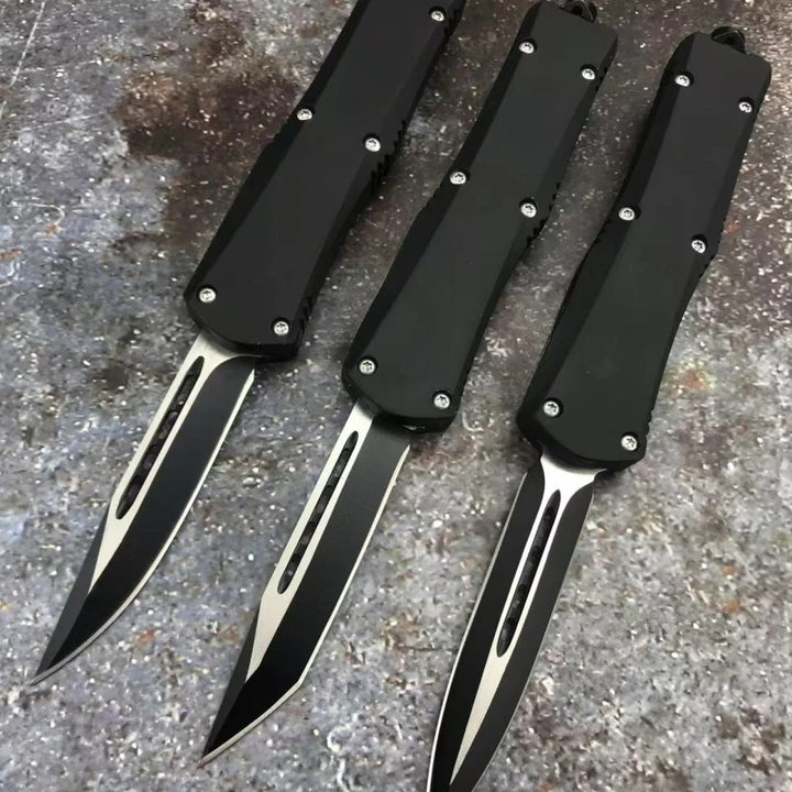 440C Blade Folding EDC Knife Zinc Alloy Handle