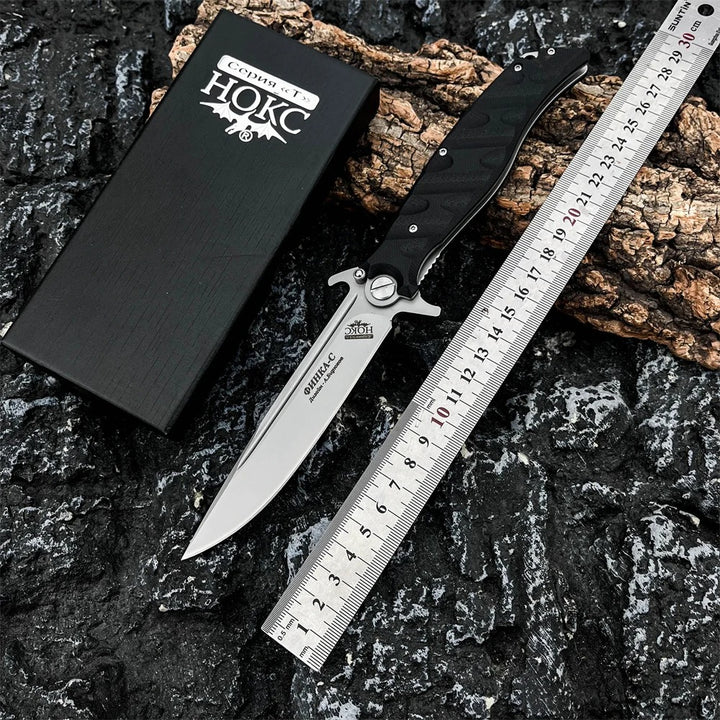 Tactical Russian Finka NKVD The D2 Folding Knife For Hunting And Camping
