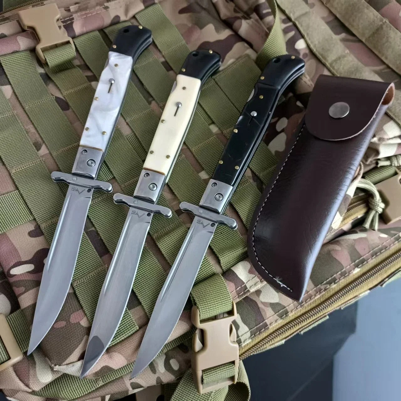 Russian Finka NKVD Knife 440C Steel Folding