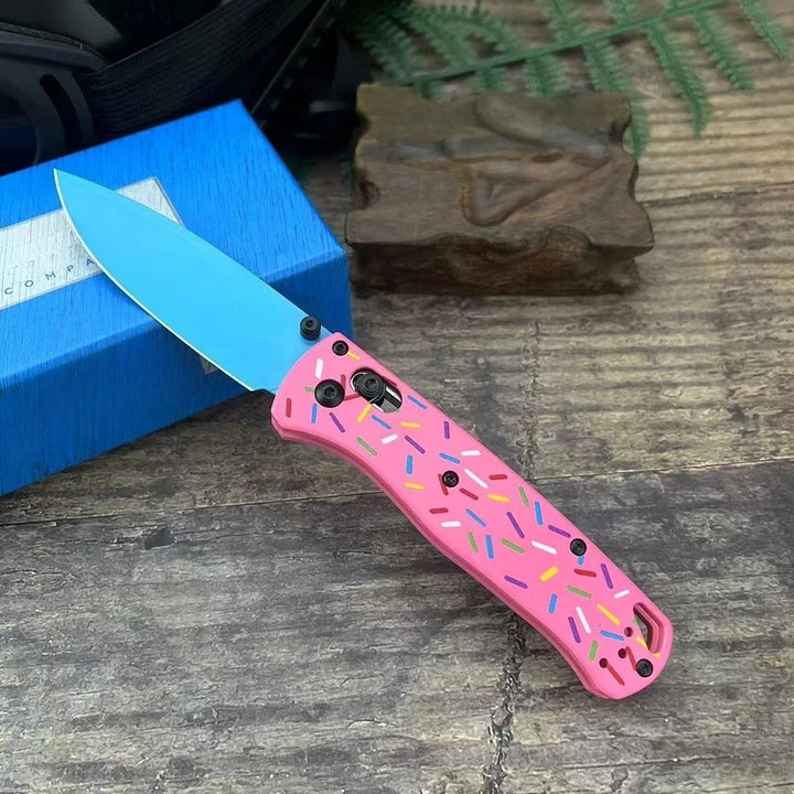 Donut Design EDC Knife AXIS Lock Flipper
