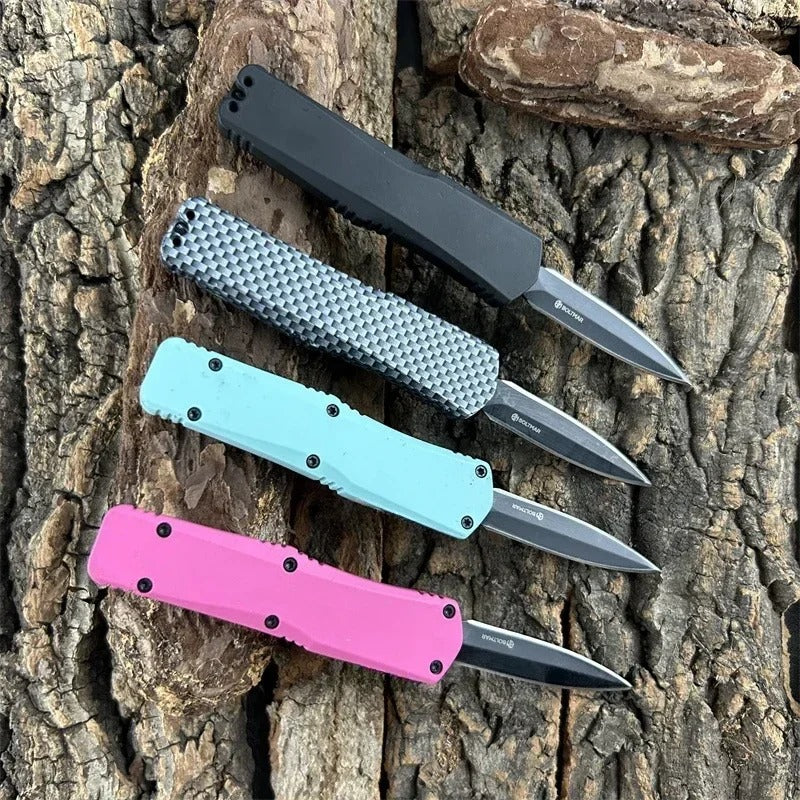 Compact EDC Pocket Knife Spear Point Blade for Camping & Hunting