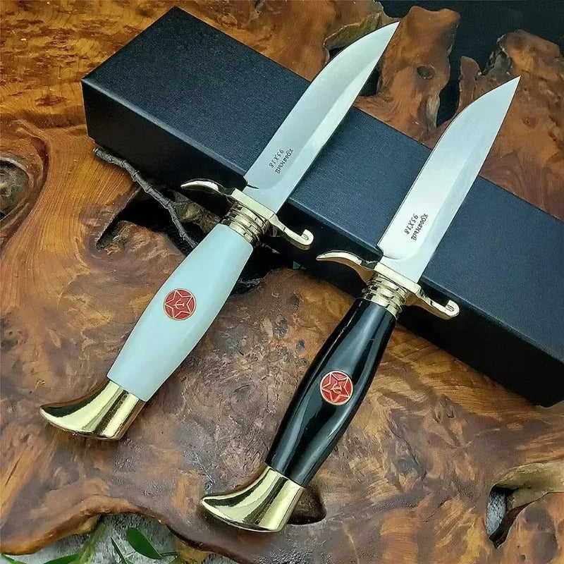 Russian Finka NKVD Knife 7CR13Mov Fixed Blade for Survival