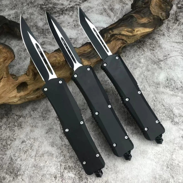 440C Blade Folding EDC Knife Zinc Alloy Handle