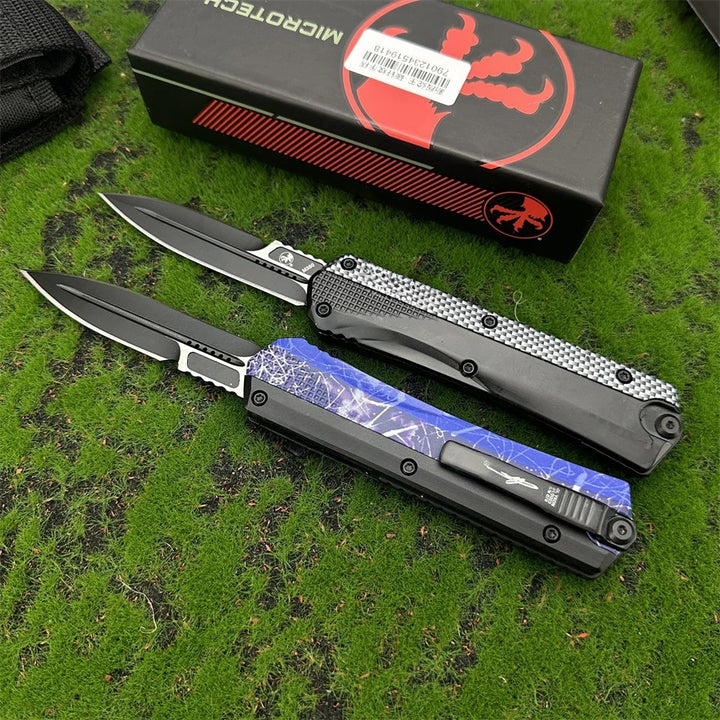 Microtech EDC Knife Glykon Tech Pocket Knives Aluminium Handle
