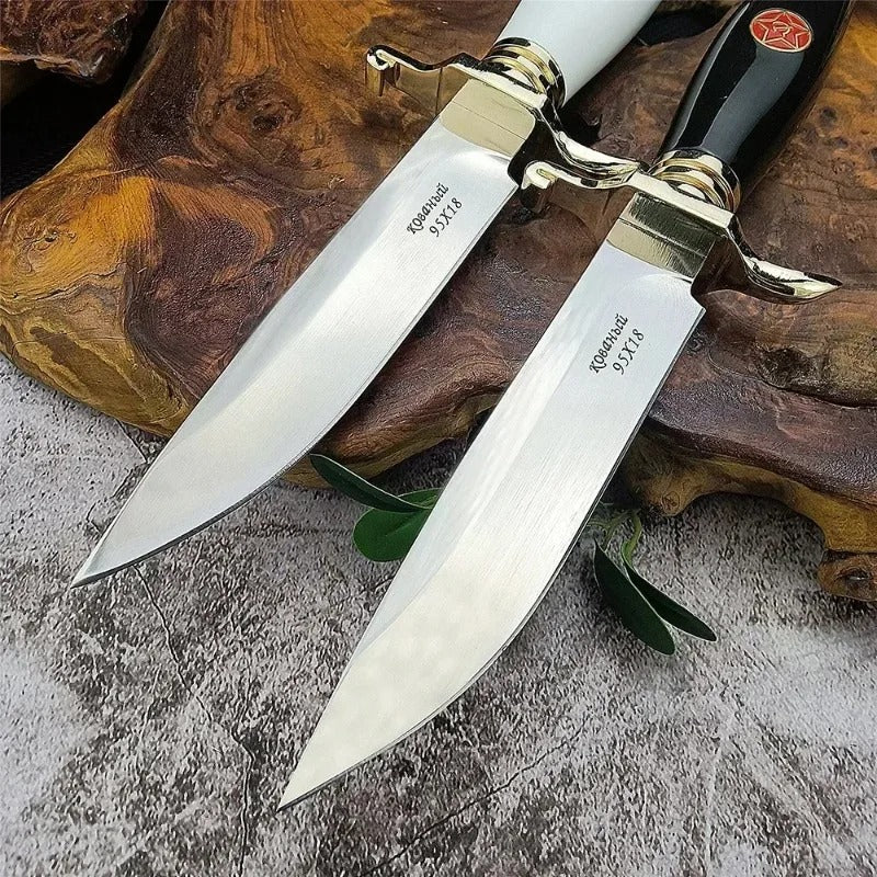 Russian Finka NKVD Knife 7CR13Mov Fixed Blade for Survival
