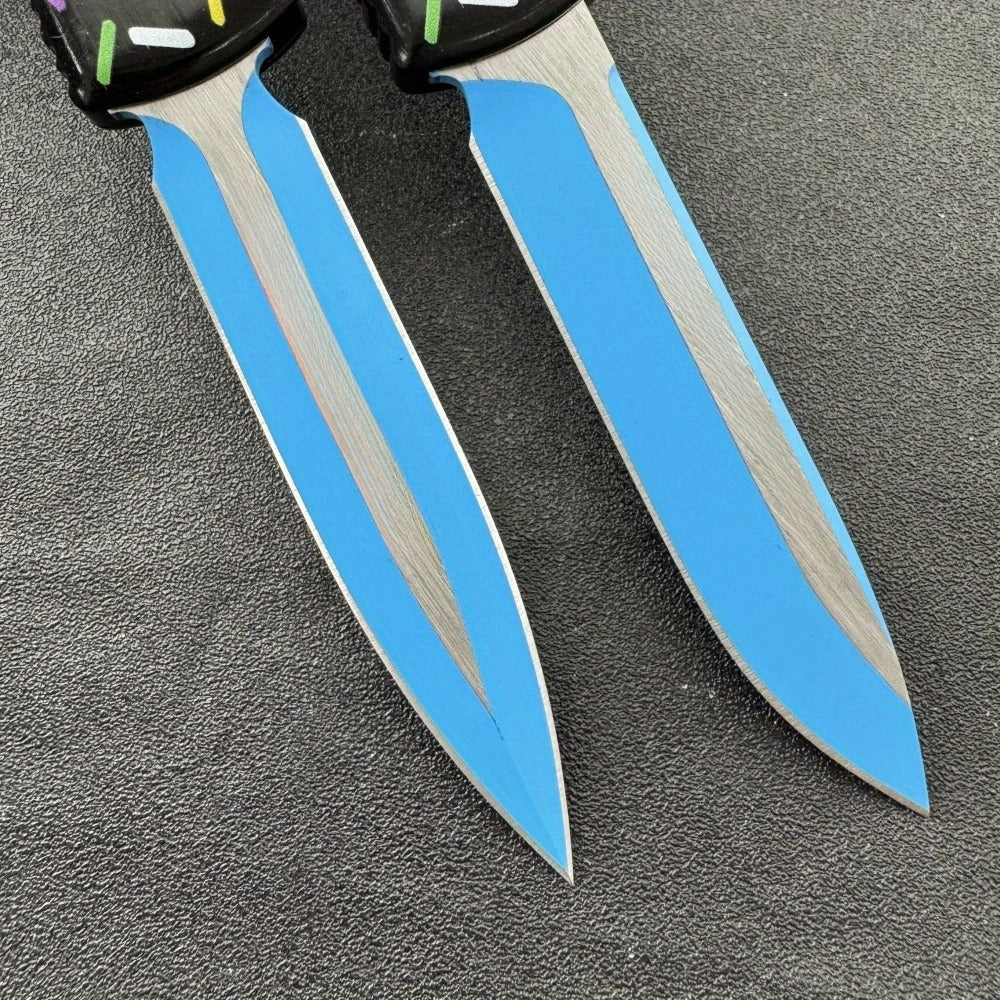 Black doughnut EDC Knife handle Outdoor