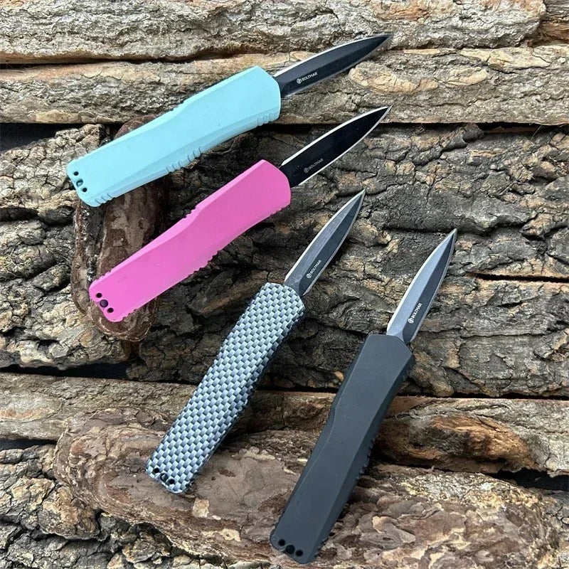 Compact EDC Pocket Knife Spear Point Blade for Camping & Hunting