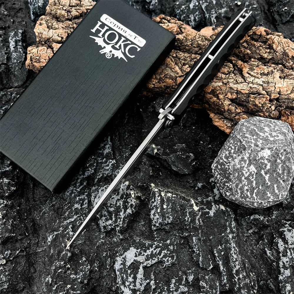 Tactical Russian Finka NKVD The D2 Folding Knife For Hunting And Camping