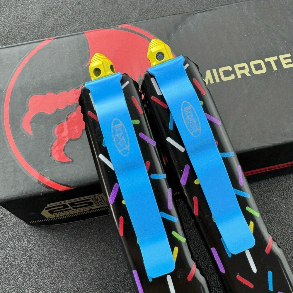 Black doughnut EDC Knife handle Outdoor