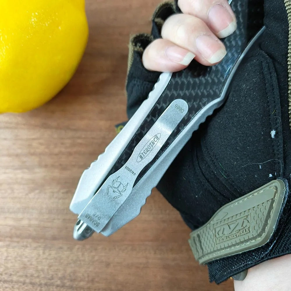 Big EDC Knife Model 8817 440C Blade Zinc Alloy