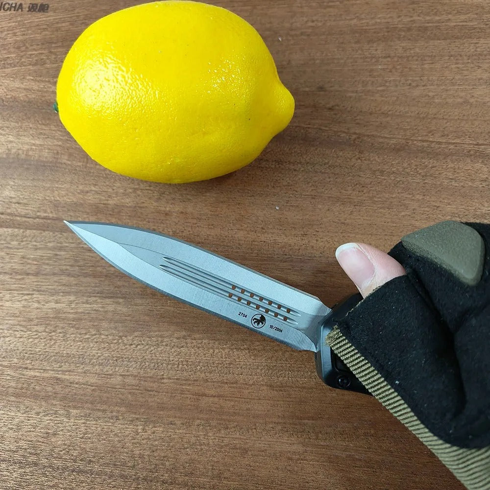 Big EDC Knife Model 8817 440C Blade Zinc Alloy