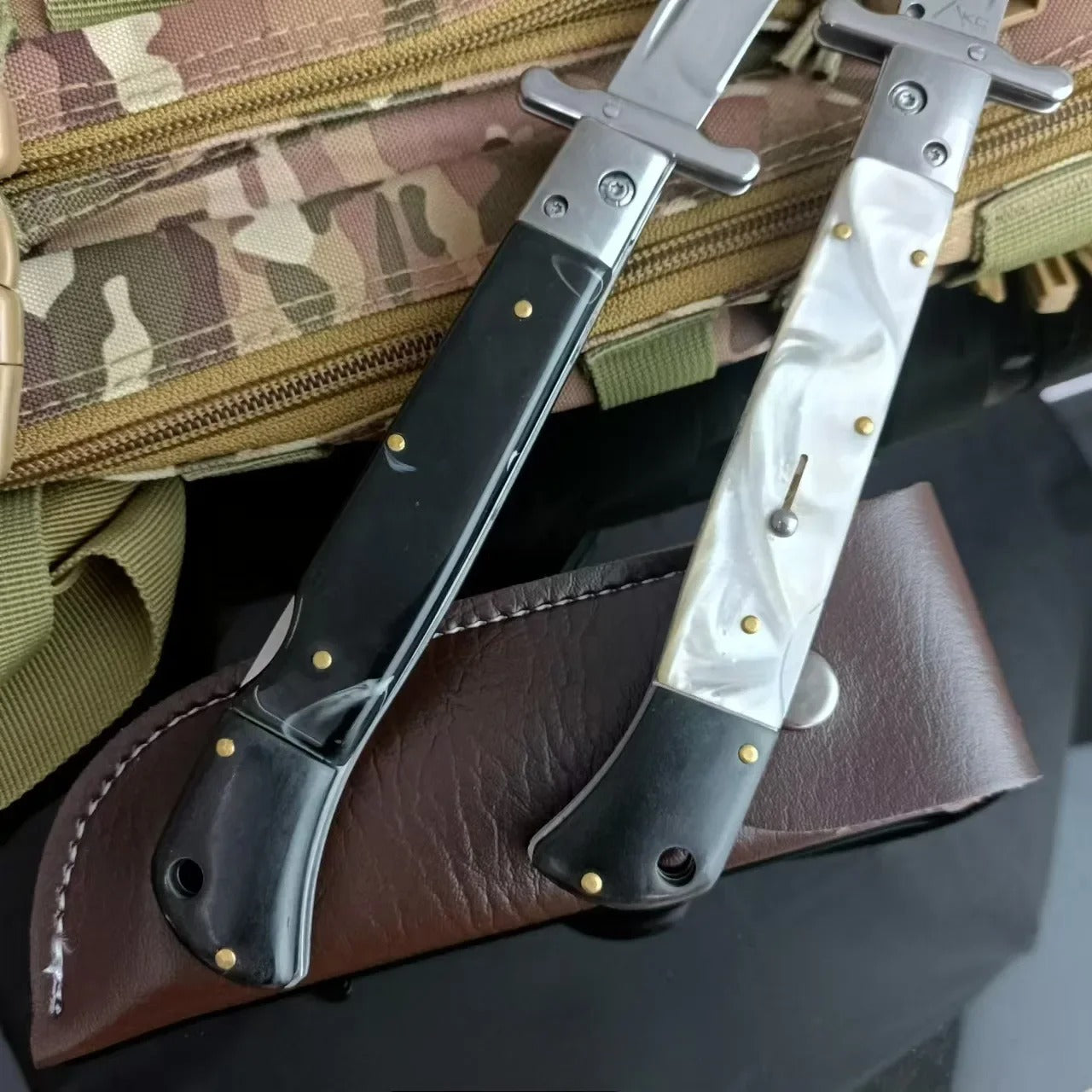 Russian Finka NKVD Knife 440C Steel Folding