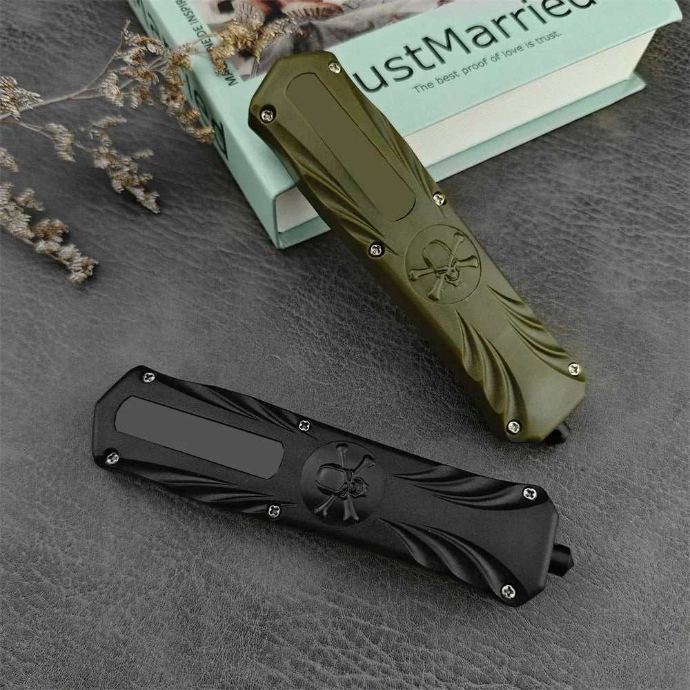 Folding EDC Knife 440C Steel ABS Handle