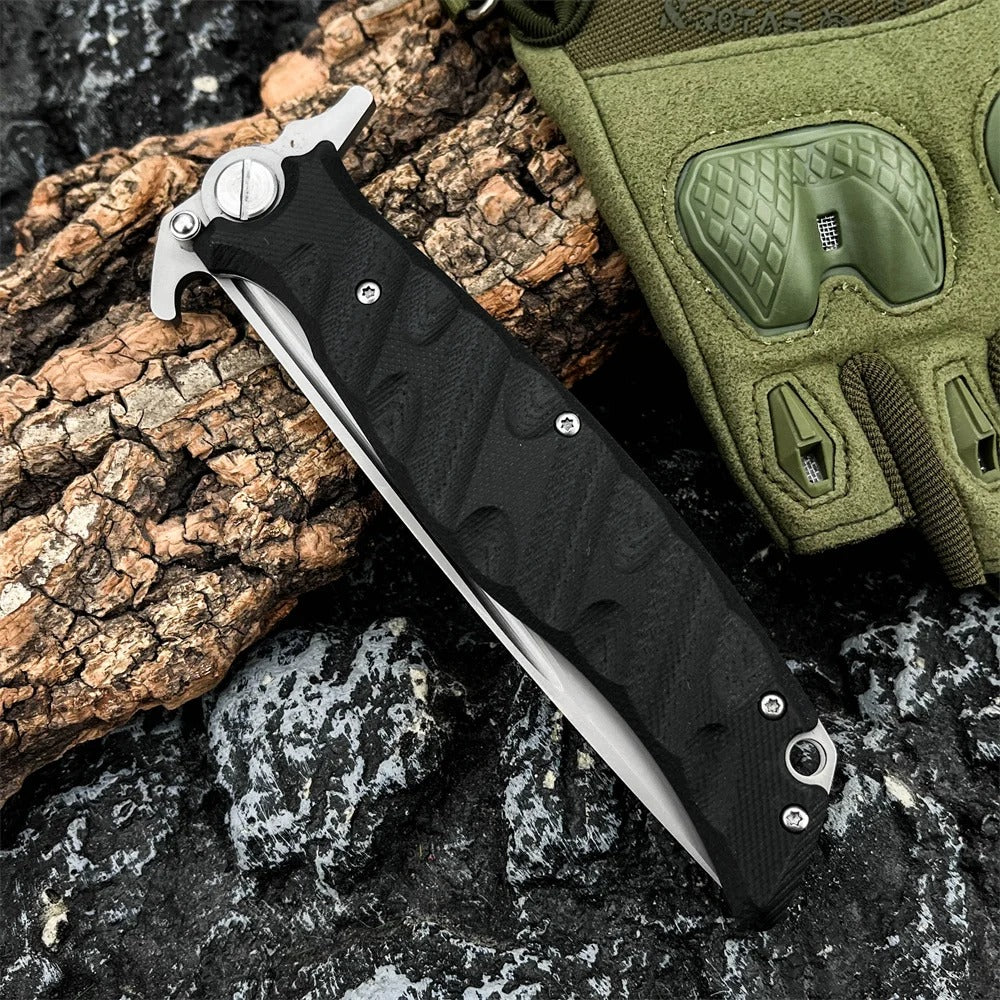 Tactical Russian Finka NKVD The D2 Folding Knife For Hunting And Camping
