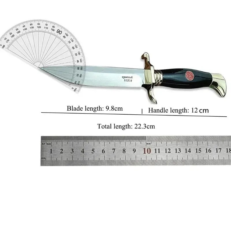 Russian Finka NKVD Knife 7CR13Mov Fixed Blade for Survival