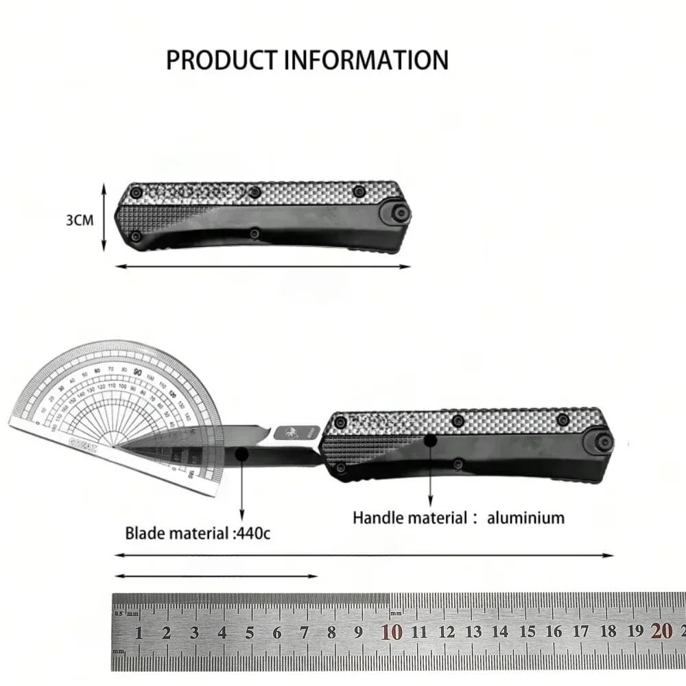 Microtech EDC Knife Glykon Tech Pocket Knives Aluminium Handle