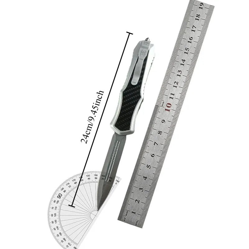 Big EDC Knife Model 8817 440C Blade Zinc Alloy