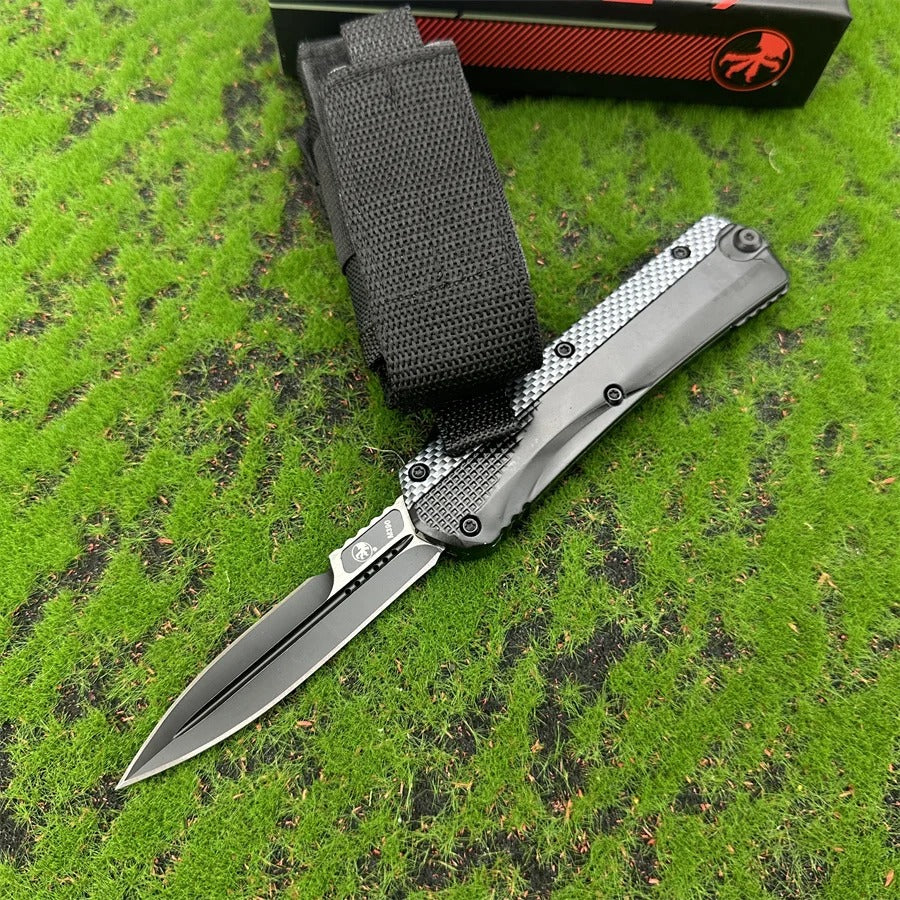 Microtech EDC Knife Glykon Tech Pocket Knives Aluminium Handle