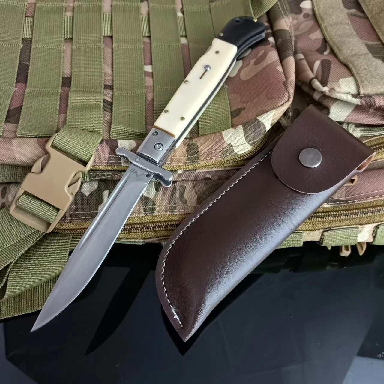 Russian Finka NKVD Knife 440C Steel Folding