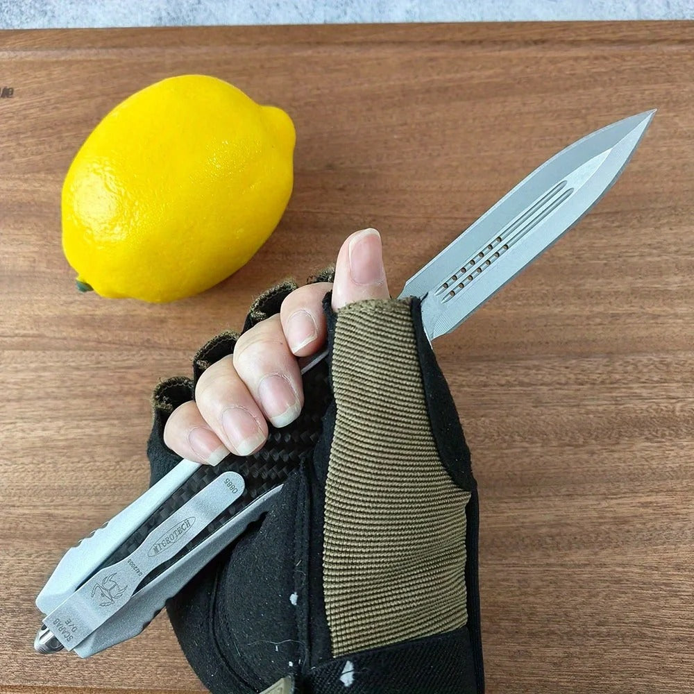 Big EDC Knife Model 8817 440C Blade Zinc Alloy