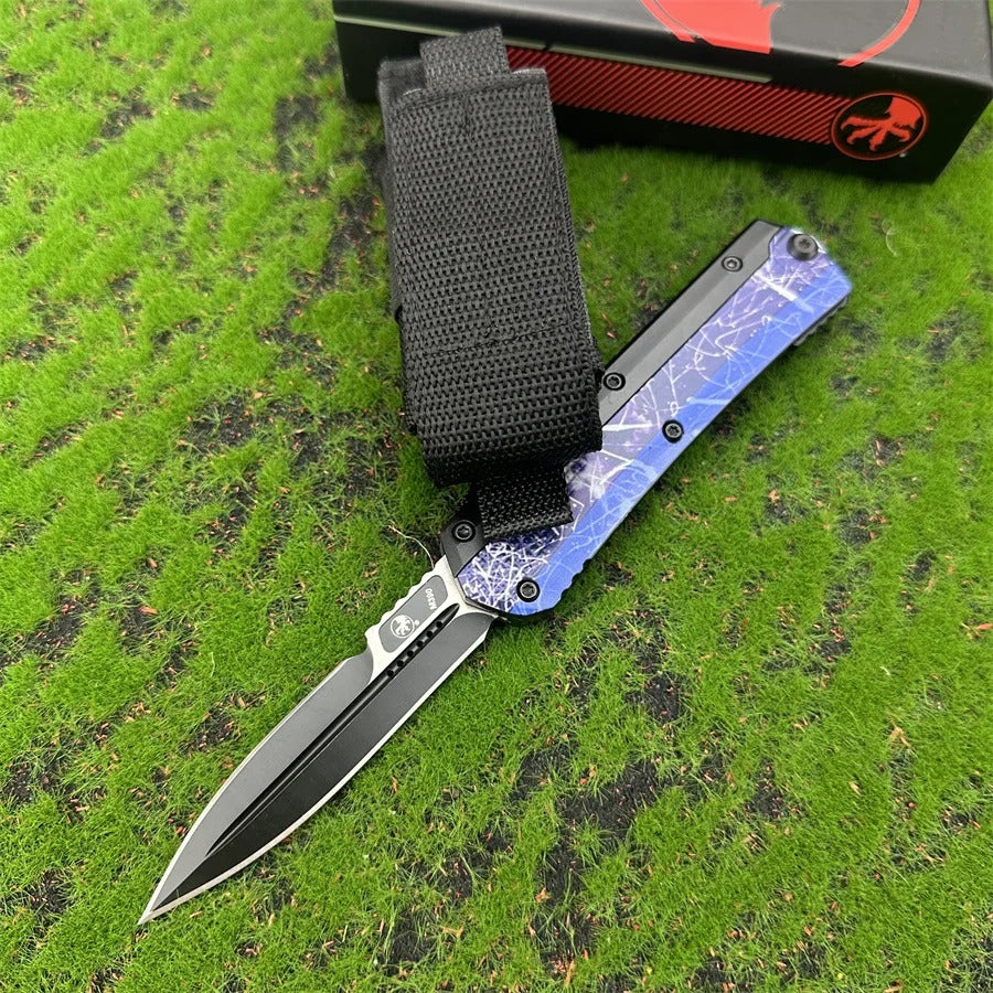 Microtech EDC Knife Glykon Tech Pocket Knives Aluminium Handle