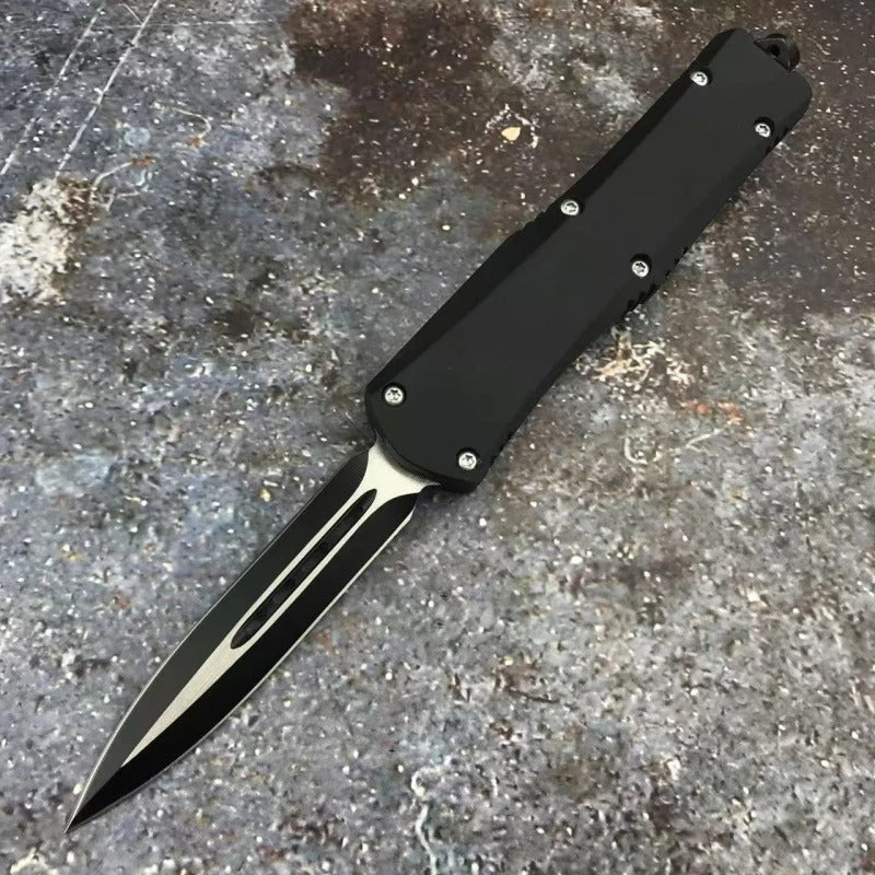 440C Blade Folding EDC Knife Zinc Alloy Handle